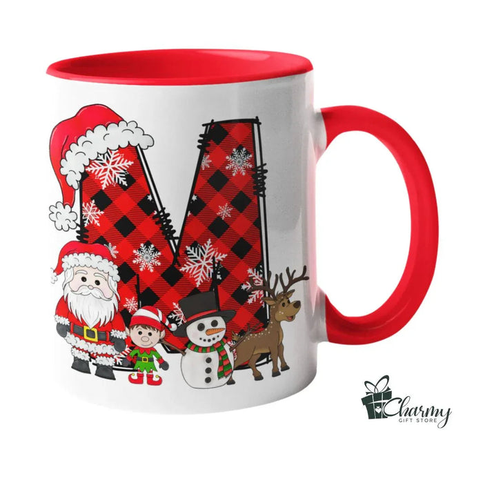 Caneca Alfabeto Natal M Charmy Store