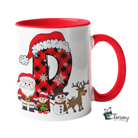 Caneca Alfabeto Natal P Charmy Store