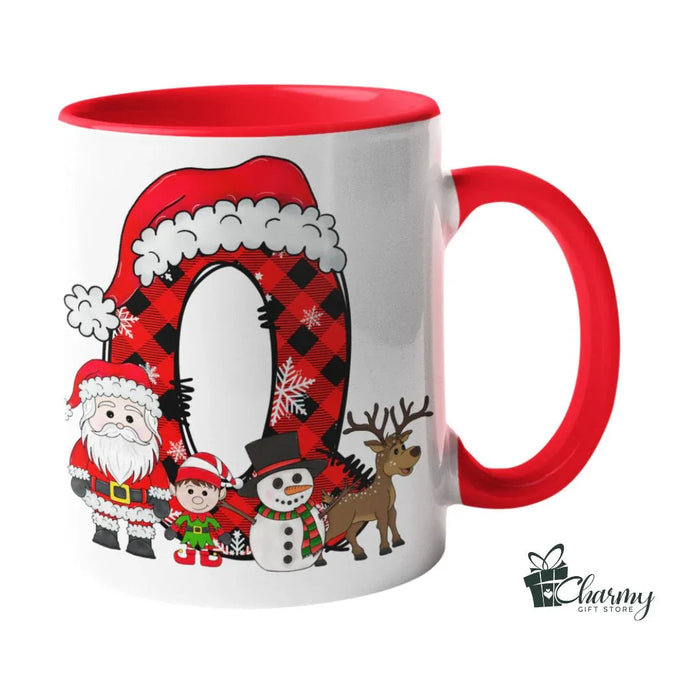 Caneca Alfabeto  Natal Q Charmy Store