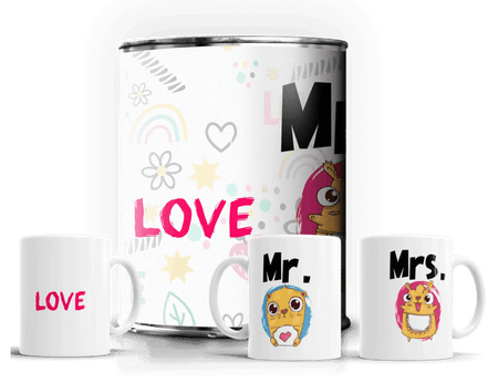 Conjunto Exclusivo de 2 Canecas em Lata para o Dia dos Namorados – Charmy Gift Store® A minha loja Casa e Decoração