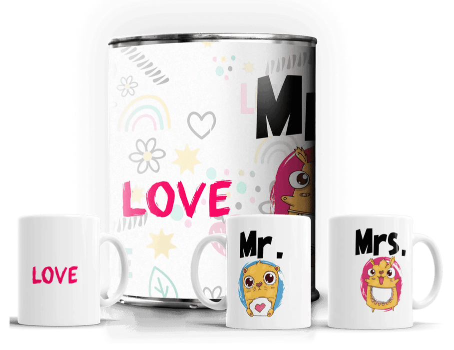 Conjunto Exclusivo de 2 Canecas em Lata para o Dia dos Namorados – Charmy Gift Store® A minha loja Casa e Decoração