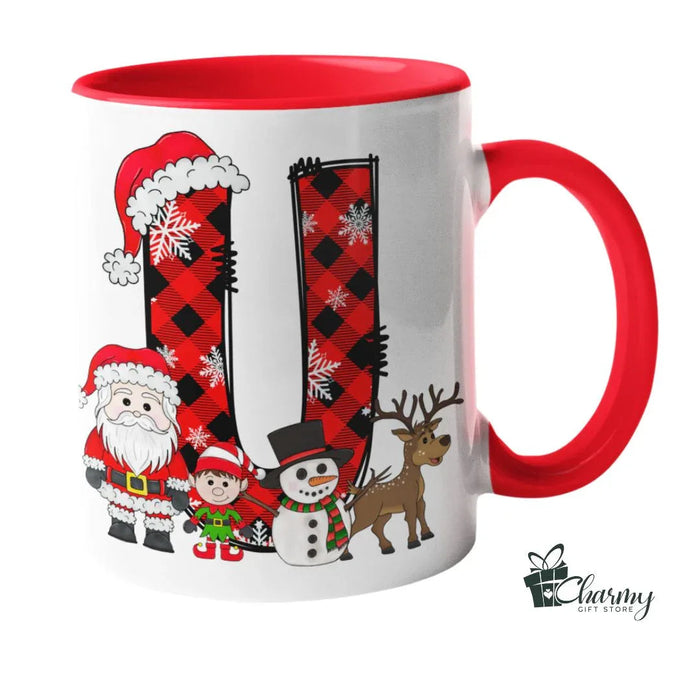 Caneca Alfabeto Natal U Charmy Store