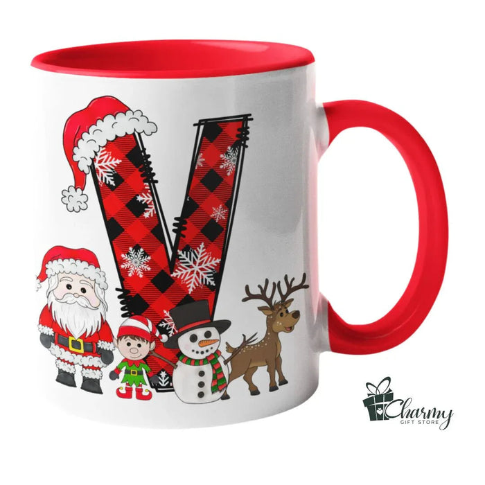 Caneca Alfabeto Natal  V Charmy Store