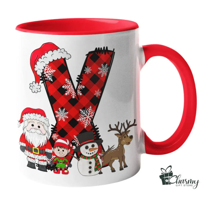 Caneca Alfabeto Natal X Charmy Store