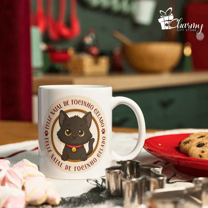 Caneca Gatinho Focinho Gelado Charmy Store