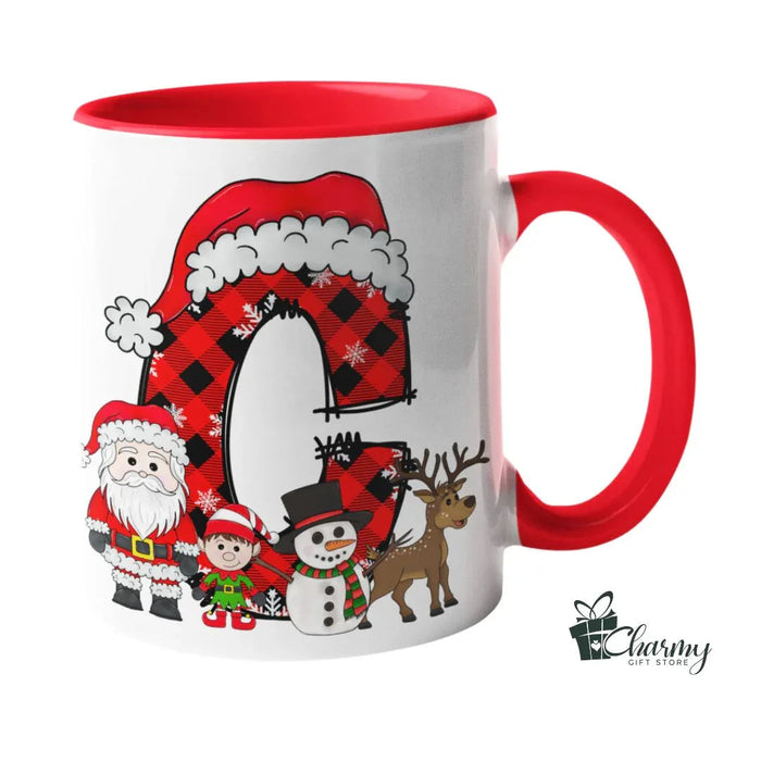 Caneca Alfabeto Natal C Charmy Store