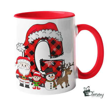 Caneca Alfabeto Natal G Charmy Store