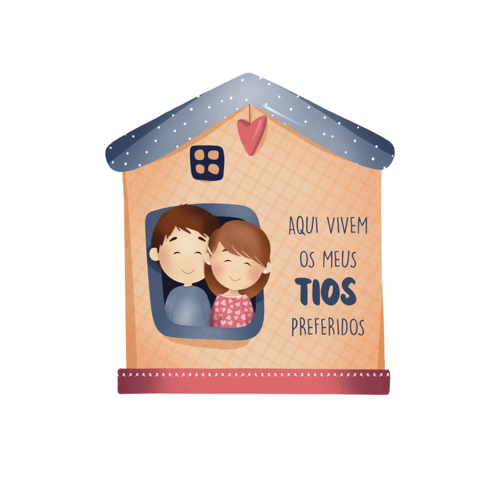 Íman Decorativo Casinha com Frase em Madeira-Dekori 15
