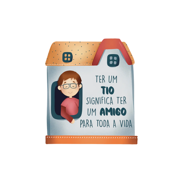 Íman Decorativo Casinha com Frase em Madeira-Dekori 18
