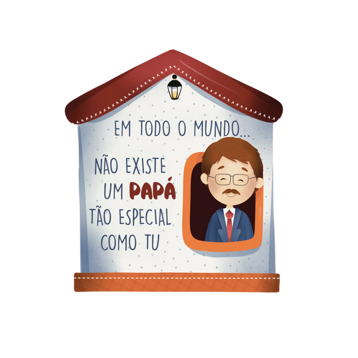 Íman Decorativo Casinha com Frase em Madeira-Dekori 19