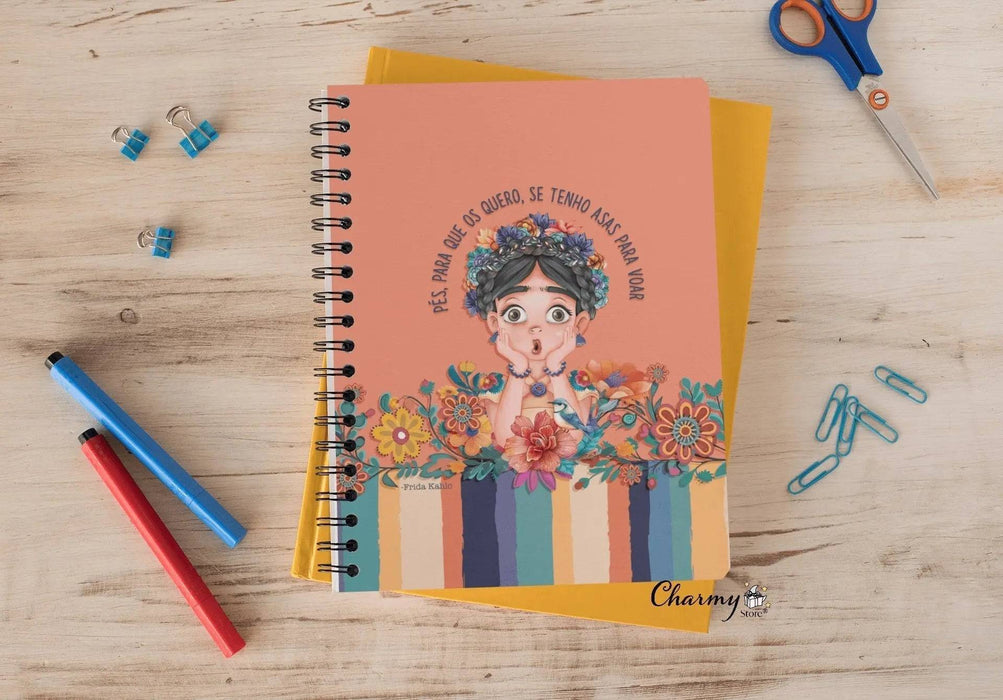 Agenda Personalizável Frida Barras - Charmy Gift Store