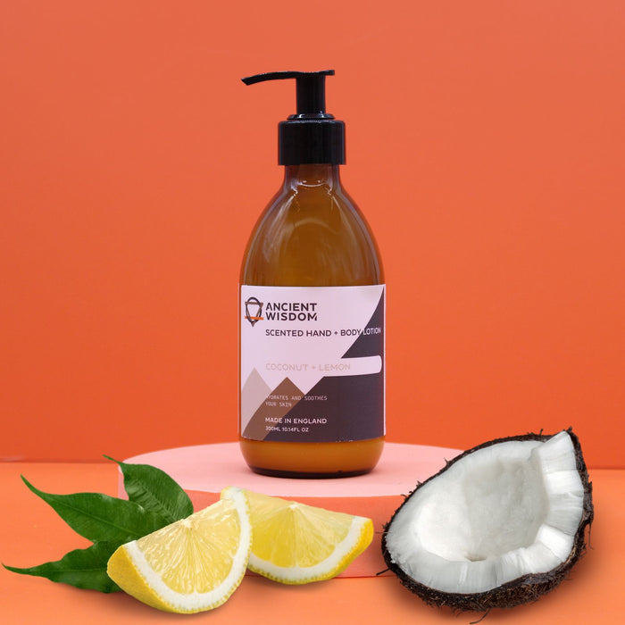 Loção Hidratante de Coco e Limão 300ml – Toque Refrescante e Suave Para a Pele