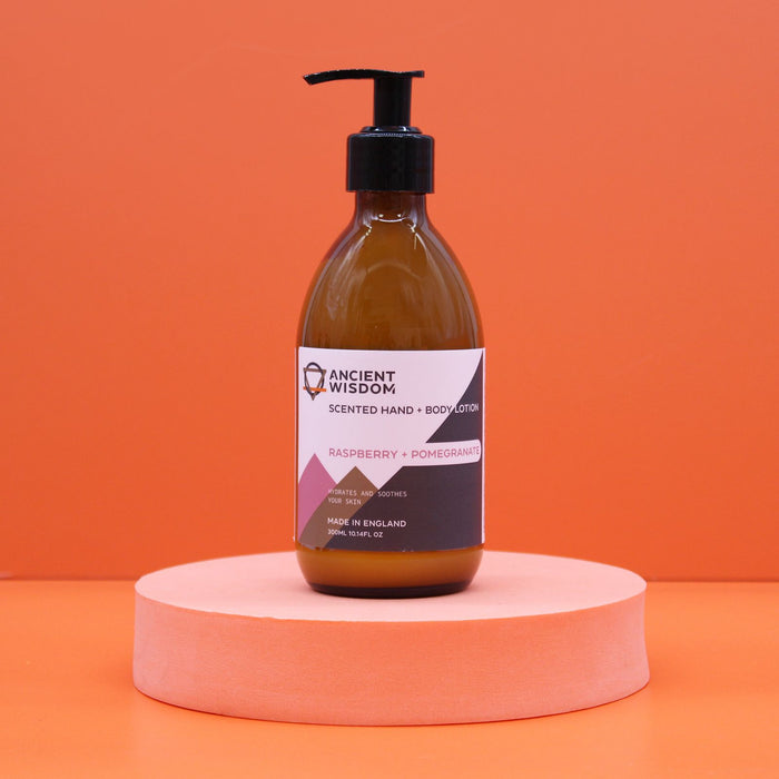Loção Hidratante Frutada de Framboesa e Romã 300ml – Charmy Gift Store®