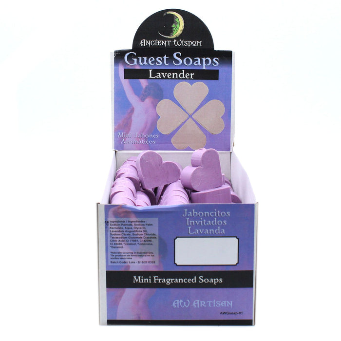 Sabonetes de Coração para Convidados - Lavanda, Presente Único Charmy Gift Store®