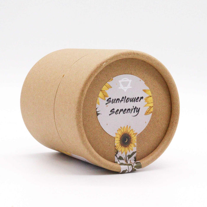 Conjunto Aromático Serenidade Girassol - Bomba de Banho Camomila e Toranja, Sal Himalaias e Pétalas Naturais