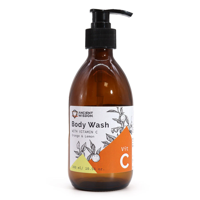 Gel de Banho Aromaterapia com Vitamina C – Laranja e Limão 300ml para Pele Radiante