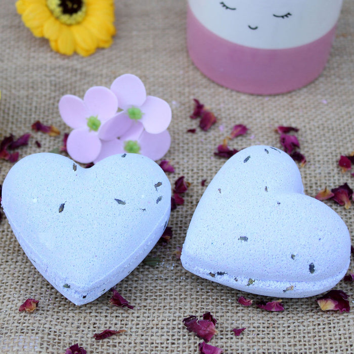 Bomba de Banho Coração de Amor 70g - Lavanda Francesa Relaxante