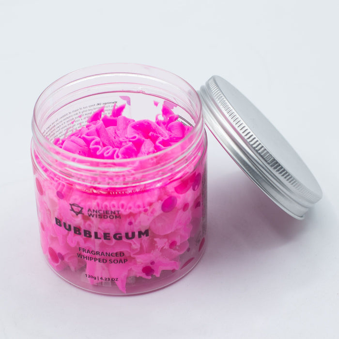 Sabonete Cremoso Sabor Chiclete 120g - Efeito Espuma Leve e Divertido