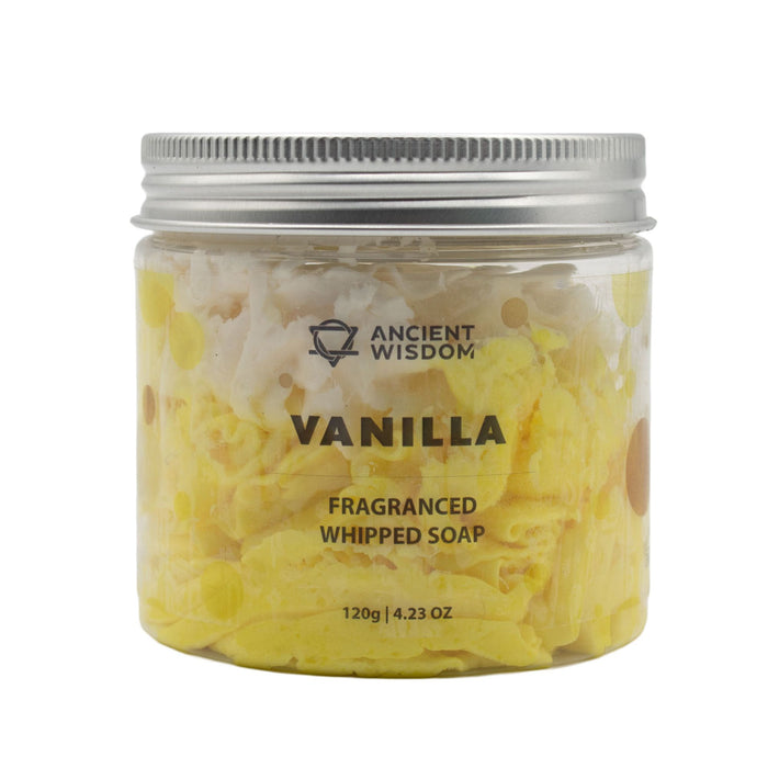 Sabonete Cremoso de Baunilha 120g – Textura Mousse para Pele Suave e Hidratada