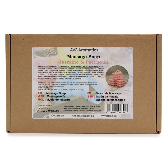 Sabonetes para Massagem - Jasmim & Patchouli, Presente Único para Ela e Ele