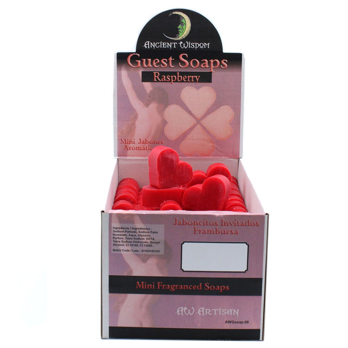 Sabonetes Decorativos em Forma de Coração - Framboesa, Presentes Únicos Charmy Gift Store®