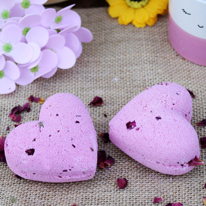 Bomba de Banho Coração do Amor 70g - Ylang e Rosa, Presente Único Charmy Gift Store®