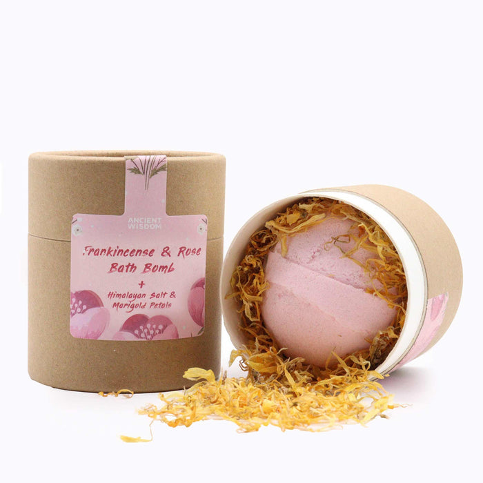 Conjunto Aromaterapia Blooming Pink Bliss – Bombas de Banho, Sal do Himalaia e Pétalas de Calêndula