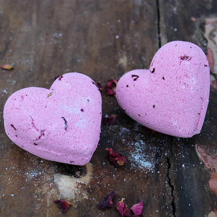Bomba de Banho Coração do Amor 70g - Ylang e Rosa, Presente Único Charmy Gift Store®