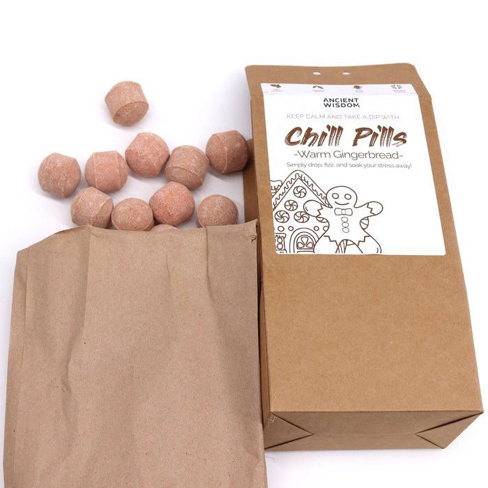 Pack Presente Chill Pills 350g - Aroma Reconfortante de Biscoito de Gengibre