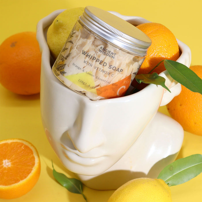 Sabonete Cremoso Aromaterapia com Vitamina C para Pele Macia e Renovada