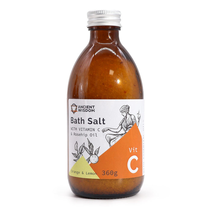 Sal de Banho Vitamina C – Sinta-se Como uma Deusa Antiga com Luxo e Revitalização