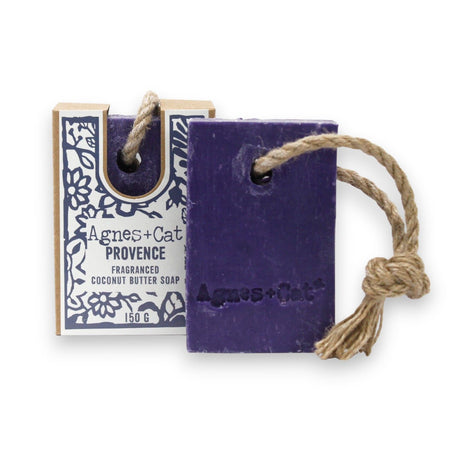 Sabonete em Corda Agnes + Cat - Provence, Presente Exclusivo Charmy Gift Store®