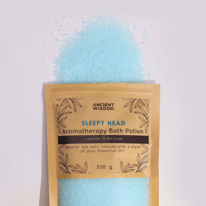 Poção de Banho Aromaterapia em Saco Kraft 350g - Cabeça Sonolenta