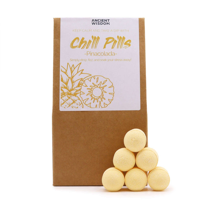 Pack Presente Chill Pills 350g Sabor Pinacolada - Experiência Tropical Relaxante