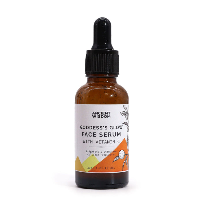 Sérum Facial Goddess’s Glow com Vitamina C – 30ml de Iluminação e Hidratação Luxuosa