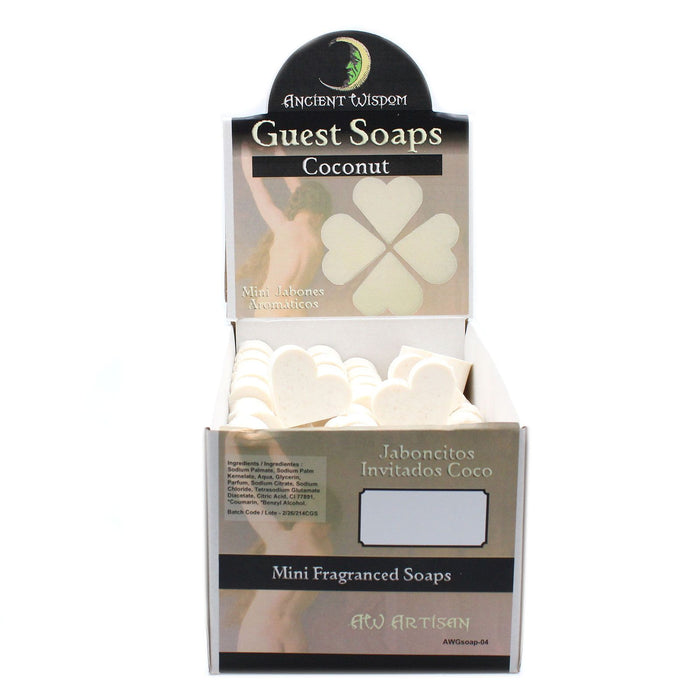 Sabonetes Decorativos em Forma de Coração com Aroma de Coco para Convidados