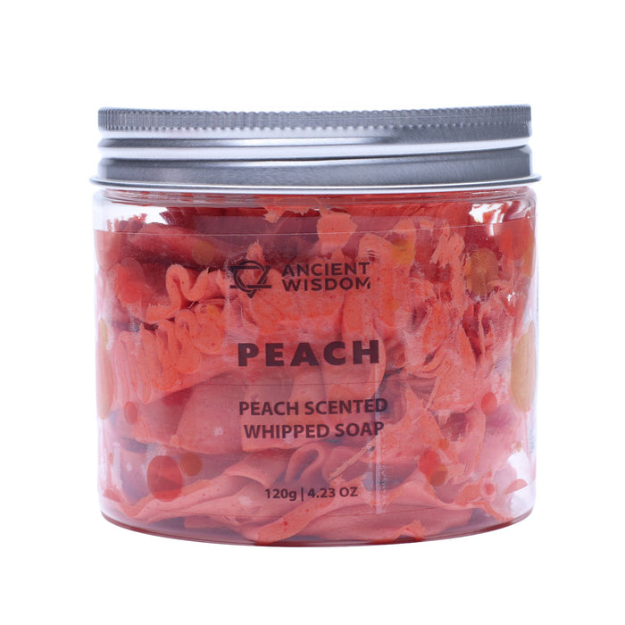 Sabonete Cremoso de Pêssego 120g - Textura Leve e Aroma Refrescante para Pele Suave