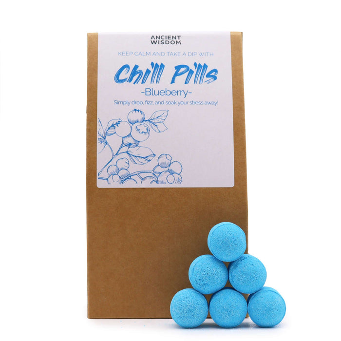 Pack Presente Comprimidos Relaxantes 350g - Mirtilo, Aromas Premium para Banho