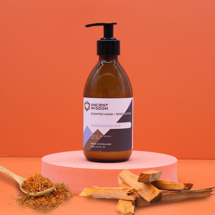 Loção Seda de Sândalo 300ml - Hidratação e Fragrância Sofisticada para Pele