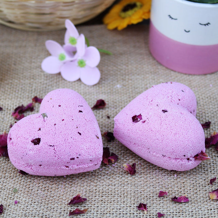 Bomba de Banho Coração do Amor 70g - Ylang e Rosa, Presente Único Charmy Gift Store®