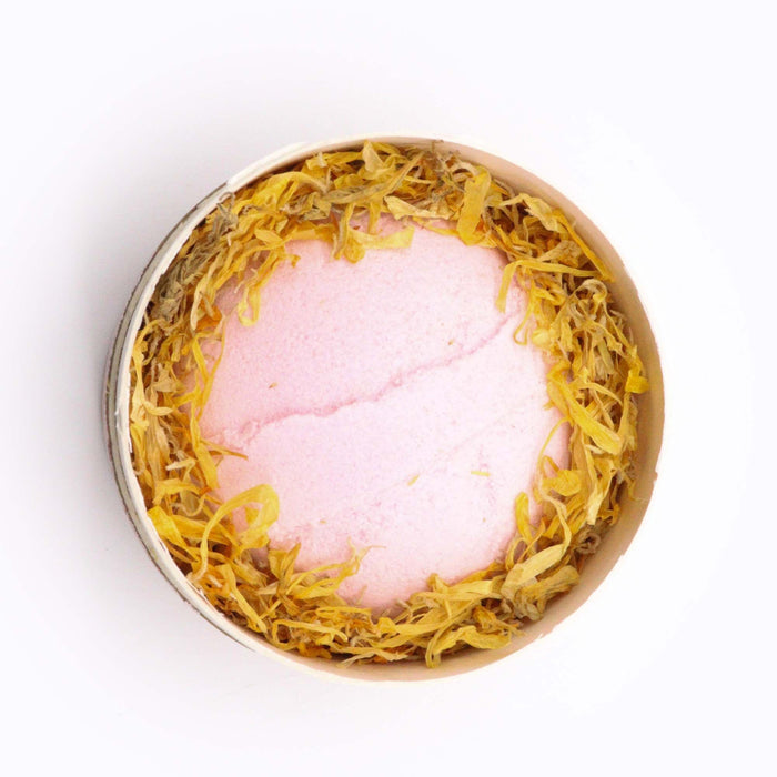 Conjunto Aromaterapia Blooming Pink Bliss – Bombas de Banho, Sal do Himalaia e Pétalas de Calêndula