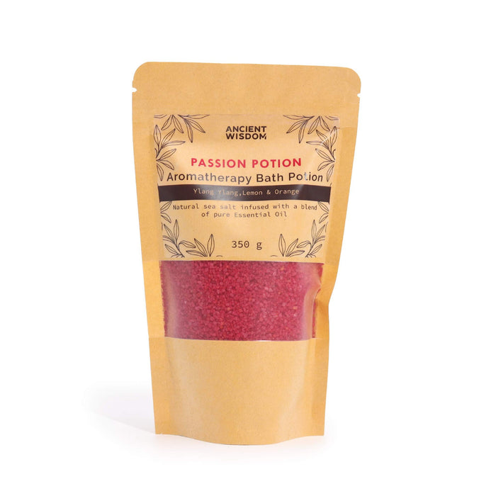 Poção de Banho de Aromaterapia em Saco Kraft 350g - Paixão
