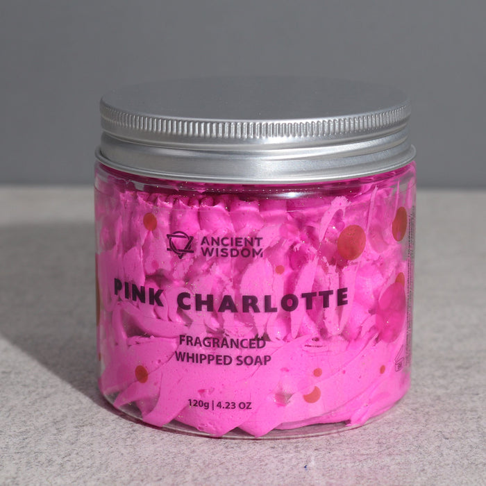 Sabonete Cremoso Espumoso Pink Charlotte 120g – Presente Único Charmy Gift Store®