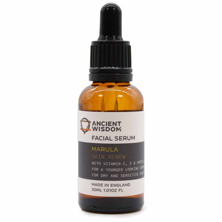 Sérum Facial com Óleo de Marula, Vitamina C, E e Aminoácidos - 30ml