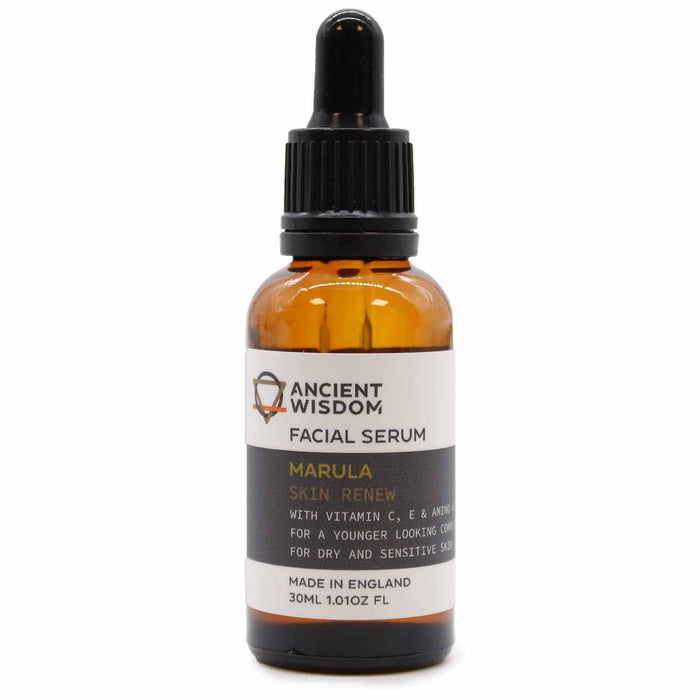 Sérum Facial com Óleo de Marula, Vitamina C, E e Aminoácidos - 30ml