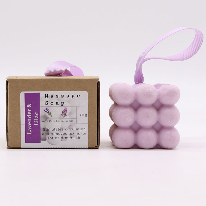 Sabonetes Individuais para Massagem em Caixa - Lavanda e Lírio com Aroma Sofisticado