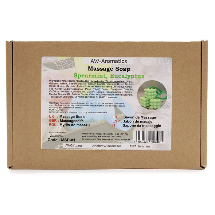 Sabonetes de Massagem - Hortelã-Pimenta e Eucalipto para Momentos Relaxantes