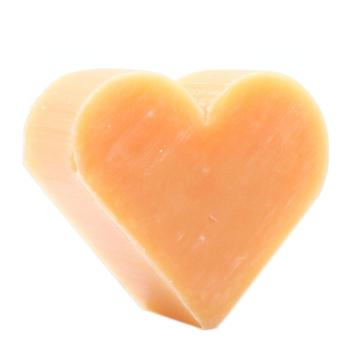 Sabonetes para Convidados em Forma de Coração - Laranja e Gengibre Quente, 20g