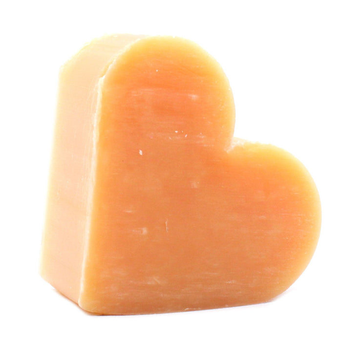 Sabonetes para Convidados em Forma de Coração - Laranja e Gengibre Quente, 20g