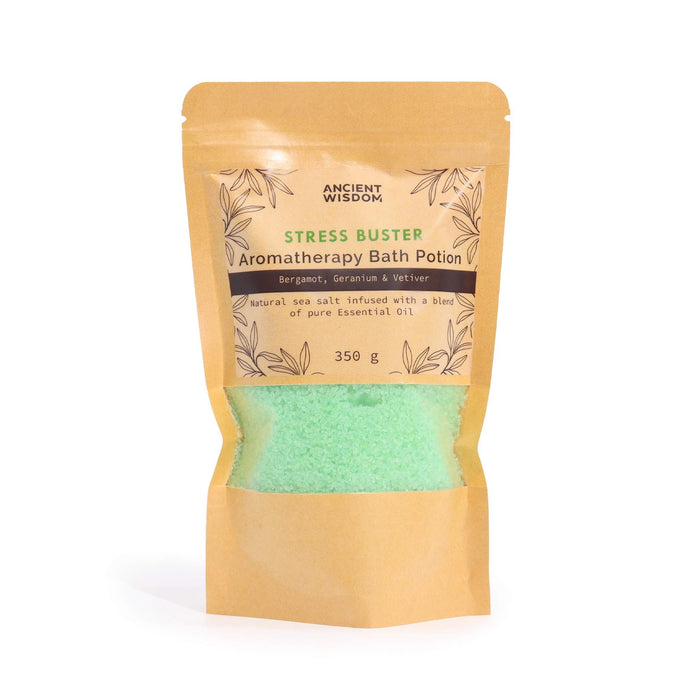 Poção Aromática para Banho Antiestresse em Saco Kraft 350g - AWGifts